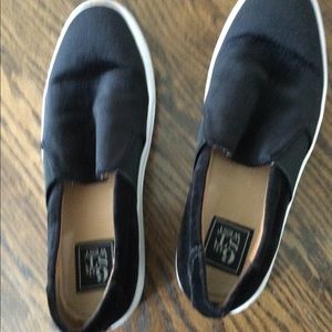 Slip on black shoe